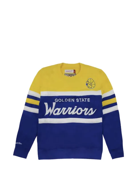 Mitchell & Ness x NBA Golden State Warriors Head Coach sweatshirt Blue 611TH3A9AGSWIH