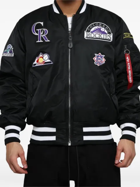 NEW ERA CAP x Alpha Industries reversible bomber jacket Black NE523