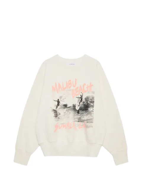 ANINE BING Harry graphic-print sweater Neutrals A0812600