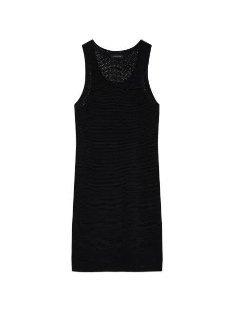 ANINE BING Arie open-knit dress Black A0212305