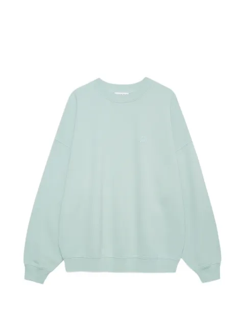 ANINE BING Miles logo-embroidered sweatshirt Green A0812233