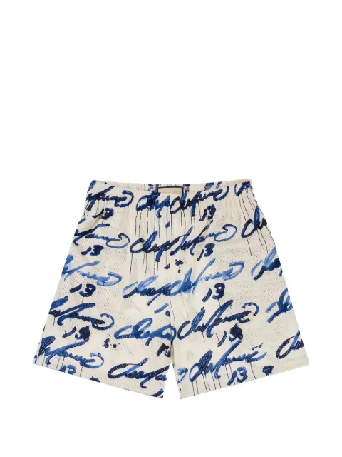 ERIC EMANUEL Tyrrell Winston graffiti-print shorts White EE805