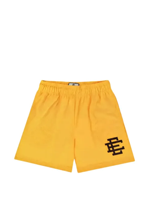 ERIC EMANUEL mesh texture shorts Yellow EE777