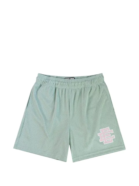ERIC EMANUEL EE logo-print mesh shorts Green EE773