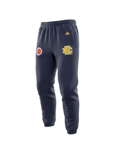 ERIC EMANUEL x Adidas McDonald's logo-patch track pants Blue EE667