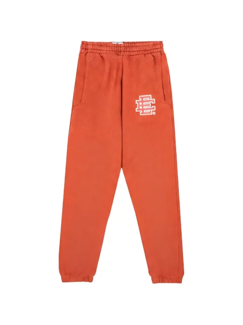 ERIC EMANUEL logo-print track pants Orange EE612