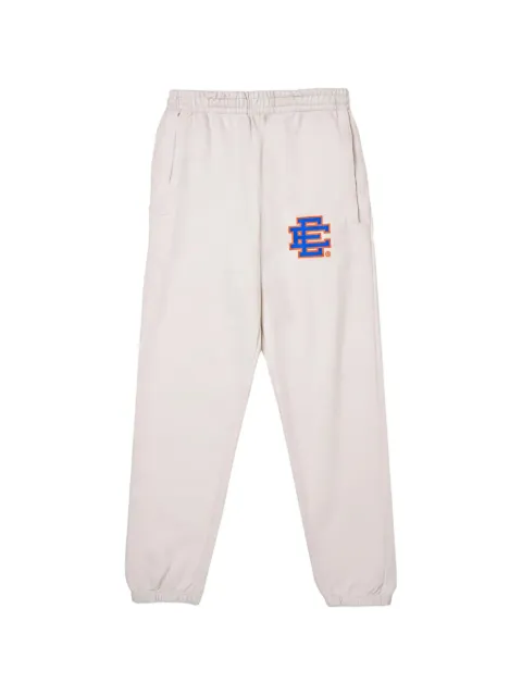 ERIC EMANUEL logo-print track pants White EE571