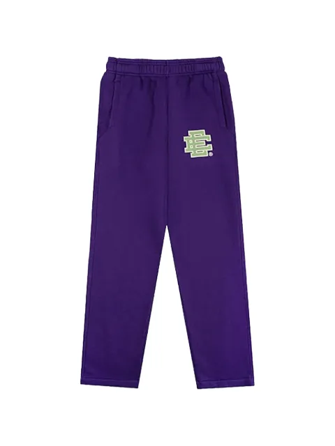 ERIC EMANUEL logo-print track pants Purple EE540