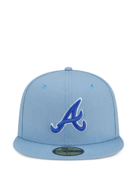 NEW ERA CAP x Atlanta Braves x Eric Emanuel embroidered-logo cap Blue EE433