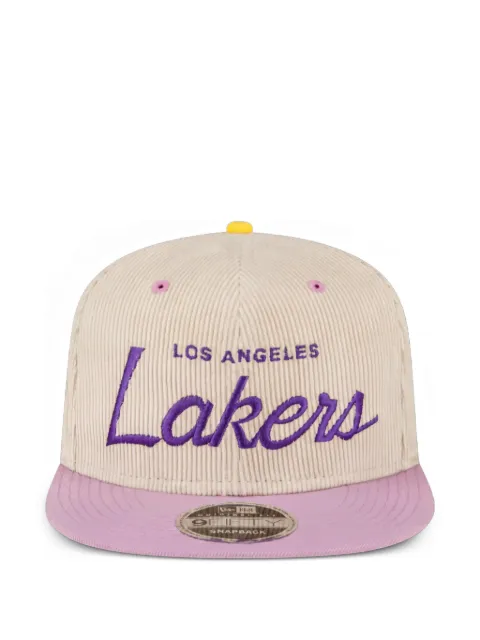 NEW ERA CAP x Eric Emanuel 9FIFTY NBA LA Lakers corduroy snapback hat Neutrals EE438