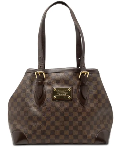 Louis Vuitton Pre-Owned 2007 Damier Ebene Hampstead MM tote bag Brown Q2SM96SXQEP76VJJ