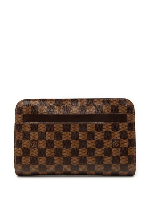 Louis Vuitton Pre-Owned 2003 Damier Ebene Saint Louis Pochette clutch bag Brown F61M8PE552NHYA9O