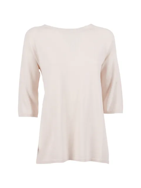 Kangra seamless three-quarter sleeve T-shirt Pink 350001