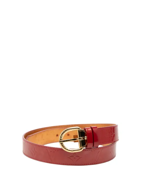 Louis Vuitton Pre-Owned 2016 Monogram Vernis Ceinture belt Red H2BITA4ZYBNI4Y7T