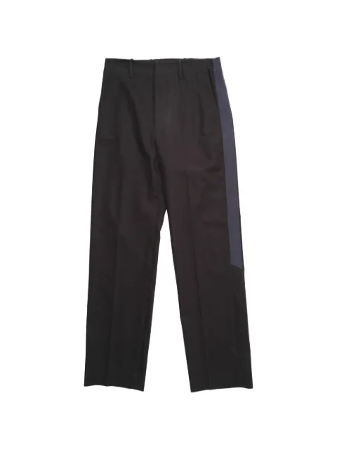 DERRICK stripe-detail tailored trousers Grey D2001PJST950T06