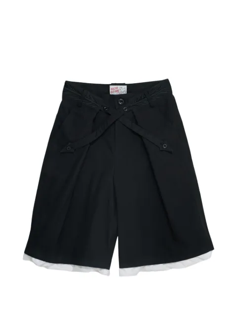 Oscar Ouyang Cross Arrow shorts Black OOSS260041SS26BLACK