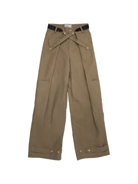 Oscar Ouyang Cross Arrow trousers Neutrals OOSS2600043SS26BEIGE