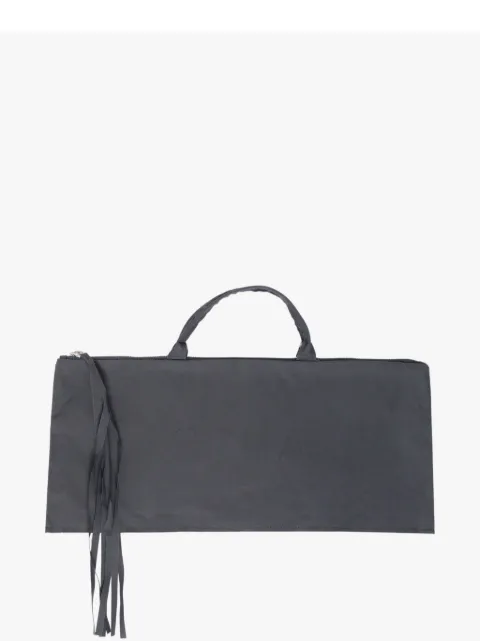 Scha fringe-detail zip-top tote bag Grey 2023SS26CHARCOALGREY