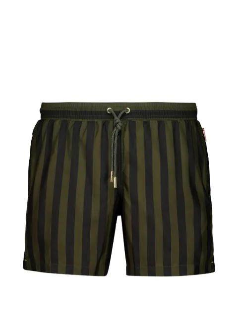 Orlebar Brown Boxer stripe-pattern swim shorts Green 282416