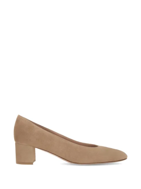 Gianvito Rossi Ryan suede pumps Brown G2237245RICCAM