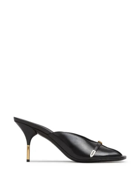Versace Nyx leather mules 80mm Black 10241341A17282