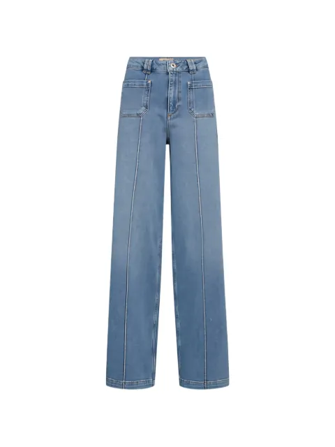 Mos Mosh Colette Lyon patch-pocket jeans Blue 176430