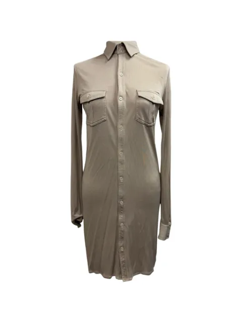 Balenciaga Pre-Owned button-down shirt dress Neutrals RFCPUGBCL739965W