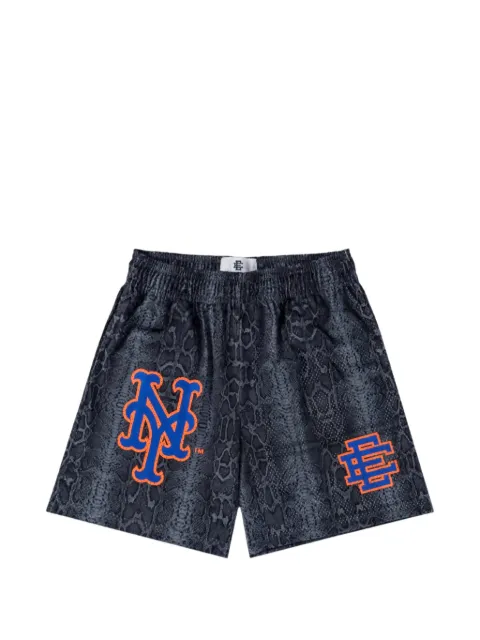 ERIC EMANUEL x NY Mets mesh shorts Black EE796