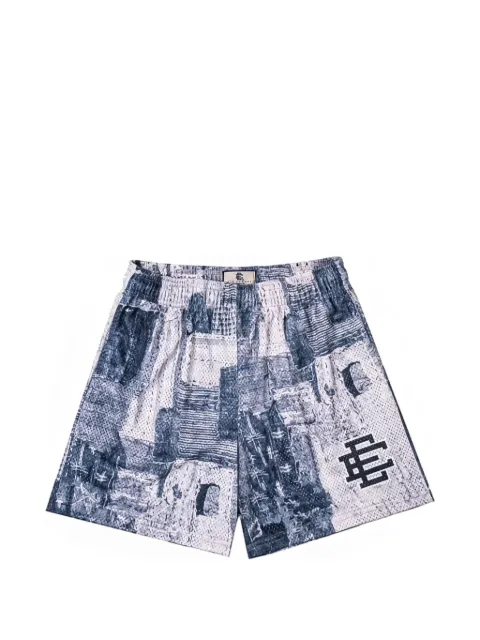 ERIC EMANUEL Boro Patchwork shorts Grey EE714