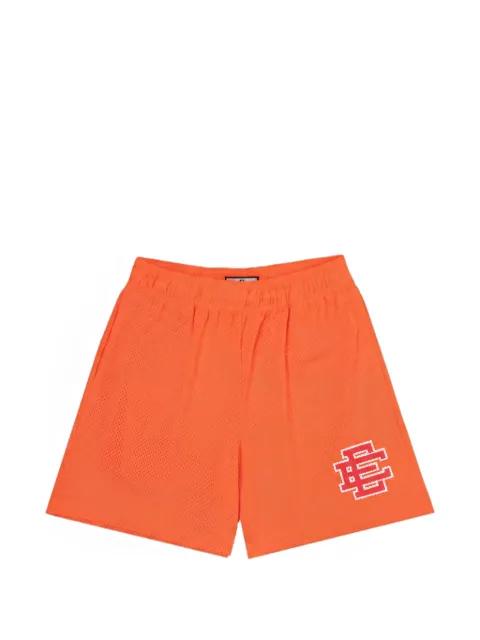 ERIC EMANUEL logo-detail shorts Orange EE631