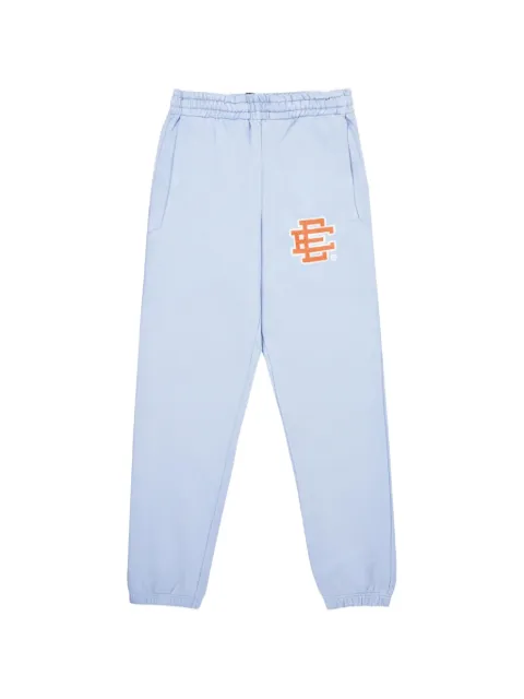ERIC EMANUEL logo-print track pants Blue EE551