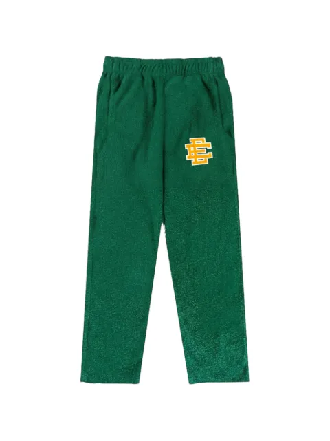 ERIC EMANUEL bouclé track pants Green EE547