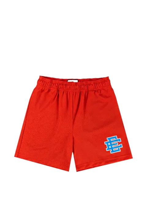 ERIC EMANUEL EE Basic logo-print shorts Orange EE480