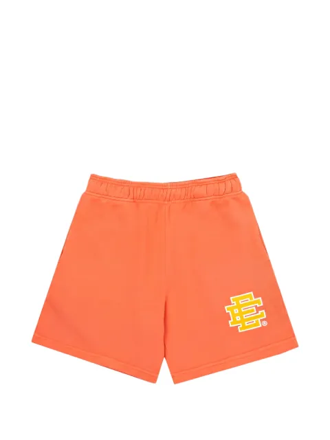 ERIC EMANUEL Basic logo-print shorts Orange EE487