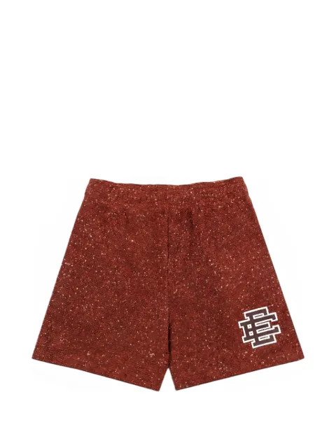 ERIC EMANUEL EE® Boucle logo-print shorts Red EE470