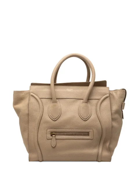 Celine Pre-Owned 2011 Mini Grained Calfskin Luggage tote bag Brown P12WIFYW3A3Y794L