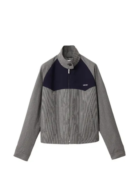 Miu Miu check-pattern panelled jacket Grey ML1501190S