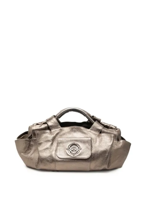 Loewe Pre-Owned 2008 Metallic Nappa Anagram Aire hobo bag Brown J1GNSHI9HWDYF6V4