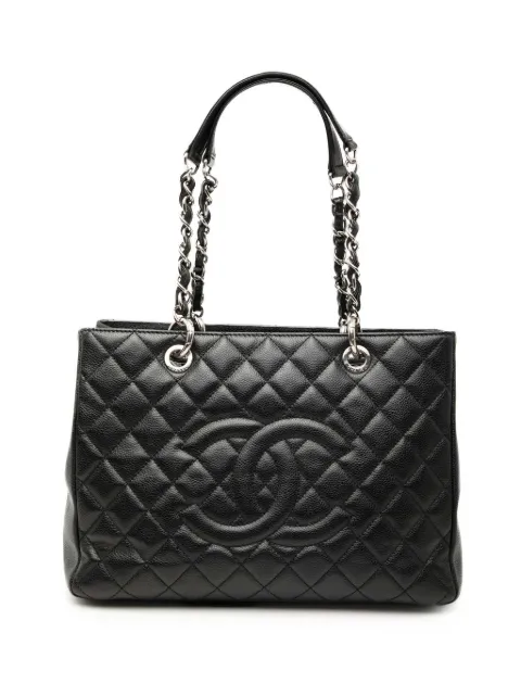 CHANEL Pre-Owned 2012 Caviar Grand Shopping tote bag Black 75WCYZHO42B45PEU