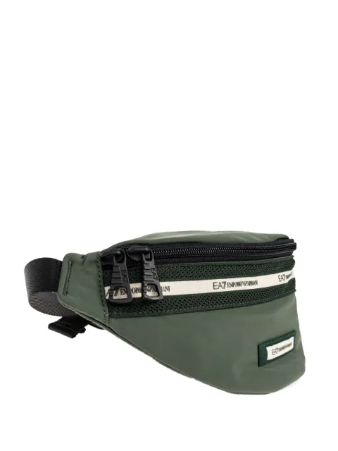 Ea7 Emporio Armani logo-patch belt bag Green 7X000637AF23098