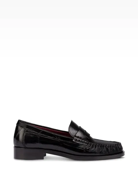Paris Texas Dylan croc-effect loafers Black PX1379XCOSM