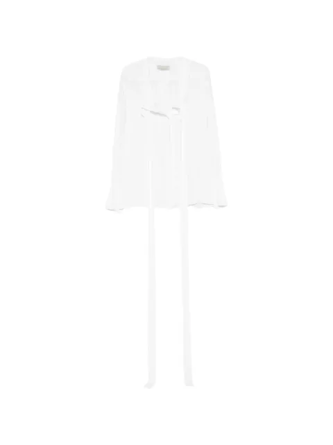 FRANCESCO MURANO cut-out blouse White 243T03