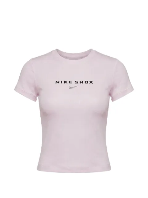 Nike logo-print T-shirt Pink IO8384