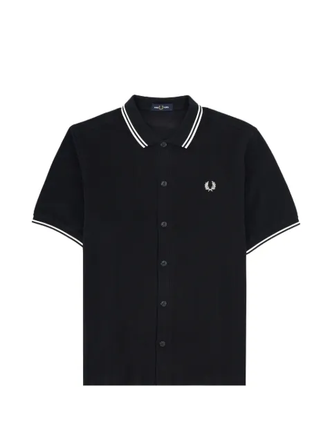 Fred Perry Twin Tipped piqué shirt Blue FPM245158608