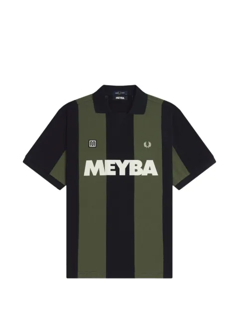 Fred Perry x Meyba striped polo shirt Black FPSM216058102