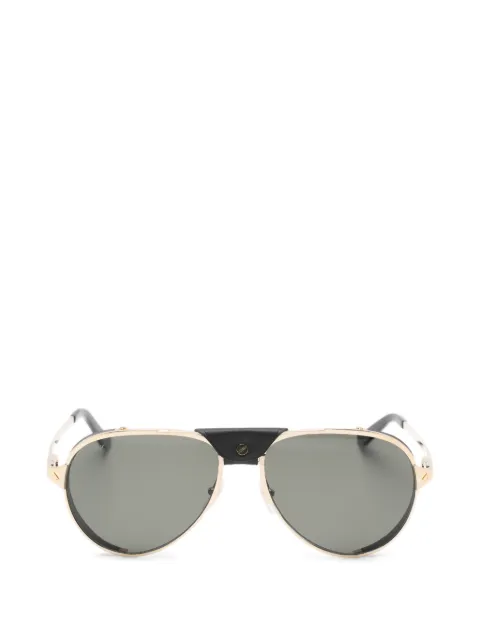 Cartier Eyewear Santos de Cartier pilot sunglasses Gold CT0296S