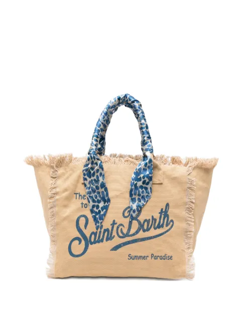 MC2 Saint Barth Vanity logo-print tote bag Neutrals VANI045