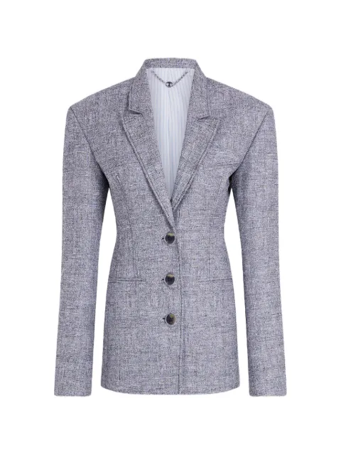Rabanne tailored jewel-button blazer Grey 26ACVE057LA0363