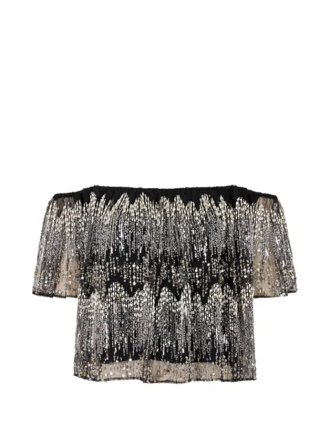 Rabanne embroidered blouse Black 26ACTO271PO0529