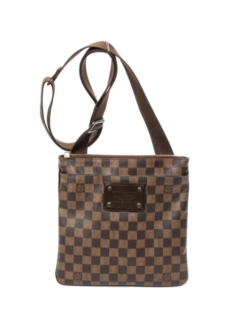 Louis Vuitton Pre-Owned 2013 Damier Ebène Brooklyn messenger bag Brown RI1133